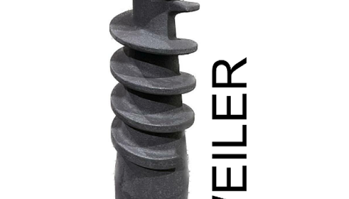 Шнек экструдера Weiler (Max-truder) для плиты 220 мм с мех/обработкой